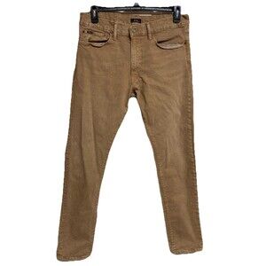 Men's Polo Ralph Lauren Sullivan Slim Jeans Tan Beige Medium Wash Size 34x34
